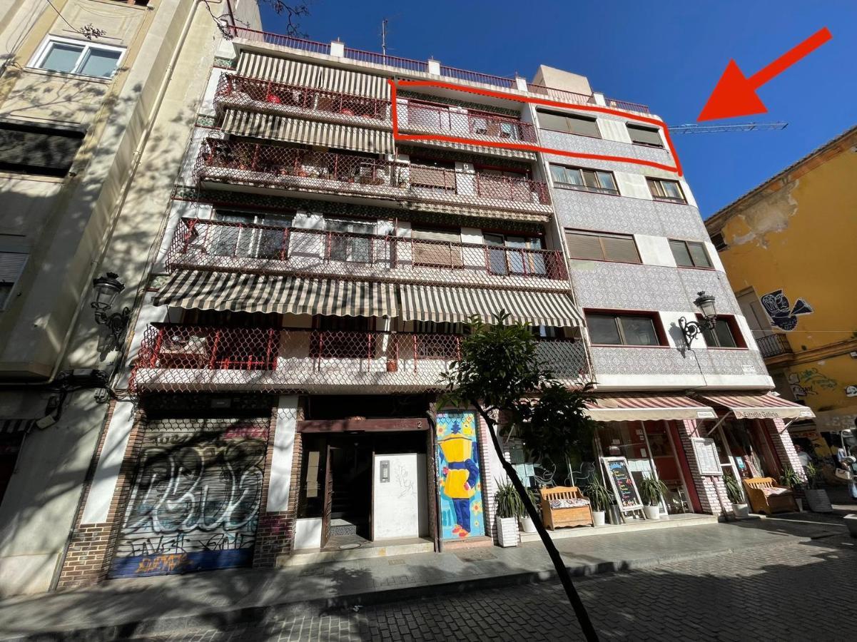 バレンシアPlaza Del Carmenアパートメント エクステリア 写真